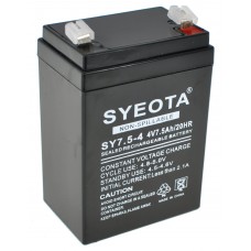 Wiederaufladbare Sy7.5-4 Bleibatterie 4v7.5ah/20hr Alarme, Waagen, Spielzeug