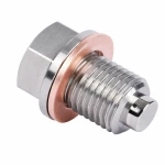 Magnetischer Ölablassschrauben Edelstahl M12 x 1,5 mit Dichtung – Ölwanne Auto Motorrad