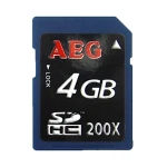 SDHC Speicherkarte 4GB Klasse 10 mit hoher Geschwindigkeit