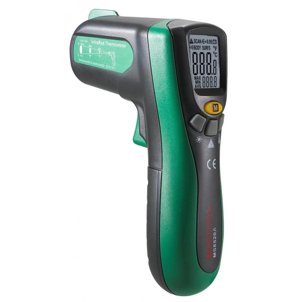 Infrarot-Thermometer Mastech MS6520A mit Laser (-20°C bis +300°C)
