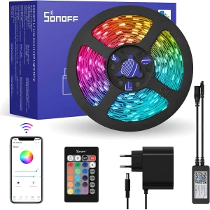 SONOFF L2 Lite 5 Meter intelligente WiFi LED-Strip mit Fernbedienung und App