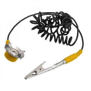 Erdungsanschluss für Antistatikmatte mit Schutzummantelung