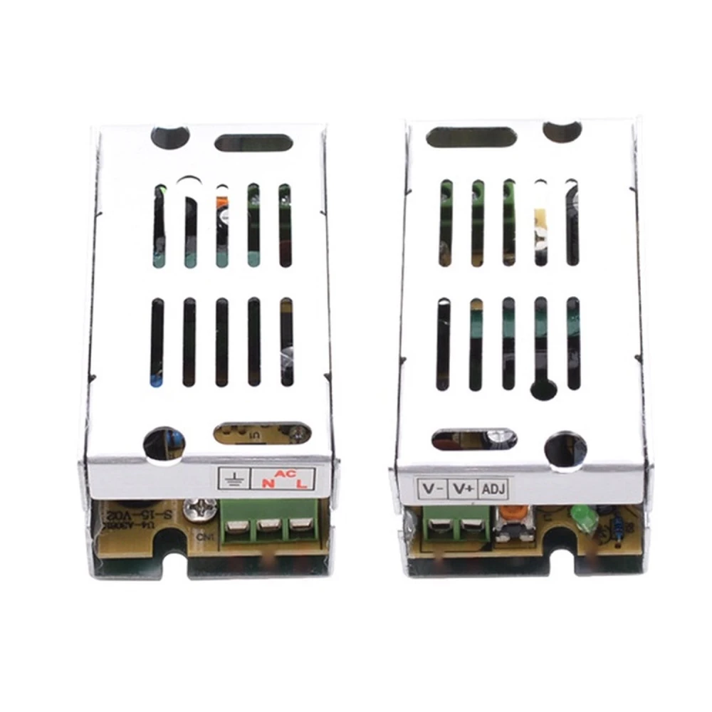 Transformador regulable 12v 1a con potenciómetro y protección integrada