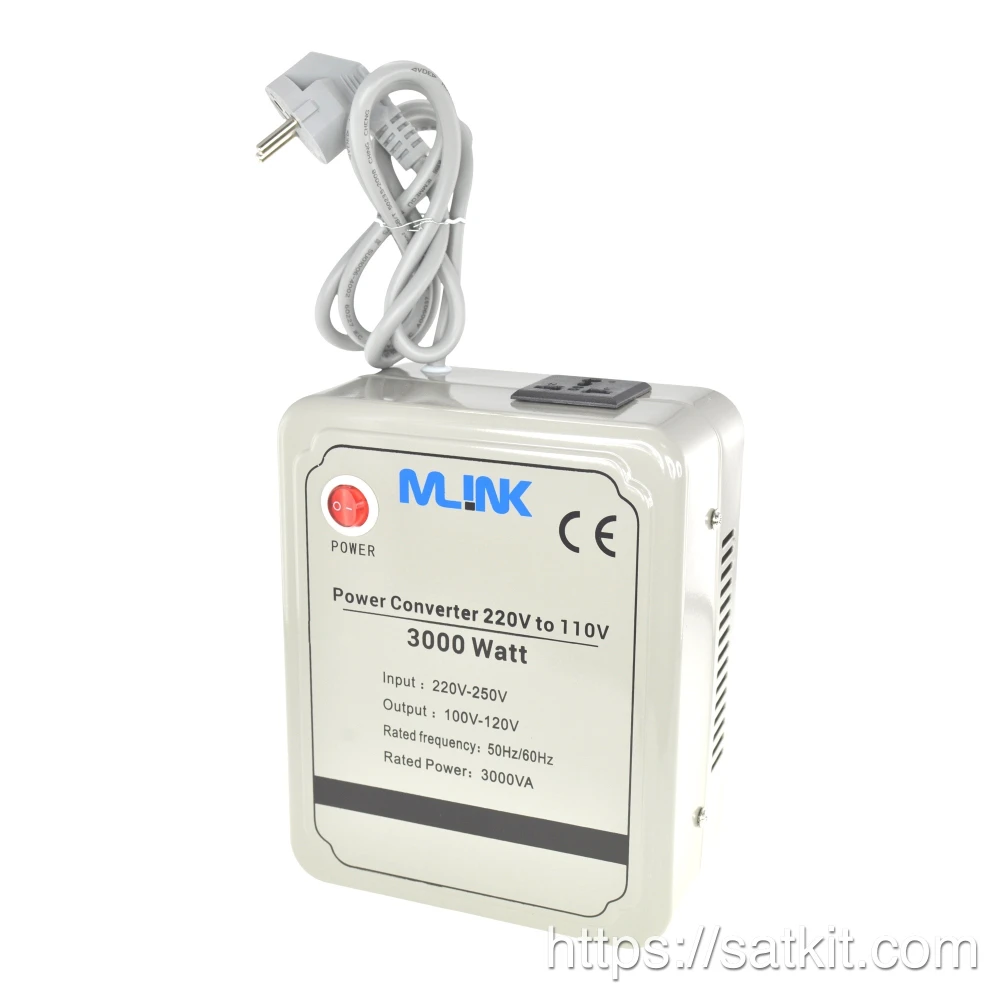 Spannungswandler 220V auf 110V 3000W für Haushalt und Gewerbe