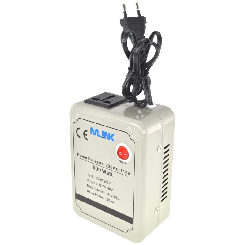Spannungswandler 220V auf 110V 500W - Maximaler Konverter