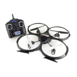 U818A Quadrocopter mit HD-Kamera, 2,4GHz, 4 Kanälen und integriertem Gyroskop