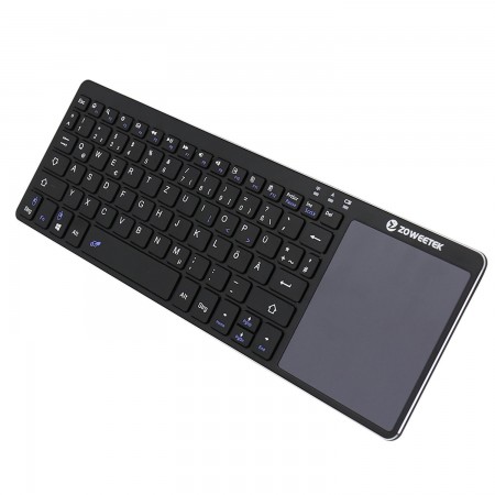 Ultra Slim 2,4GHz kabellose tragbare KODI XBMC-Tastatur mit großer Multi-Touch-Touchpad-Maus für den mobilen Einsatz Ipad 2  22.00 euro - satkit