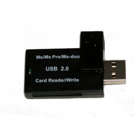 USB 2.0 Single MS PRO und MS PRO DUO Kartenleser/Schreiber MEMORY STICK AND HD PSP 3000  2.96 euro - satkit
