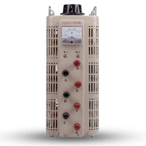 Drehstrom-Variac 3KVA 12A 0-430V - AC-Stelltransformator